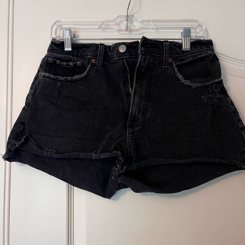 Abercrombie Curve Love Mom Jean Shorts